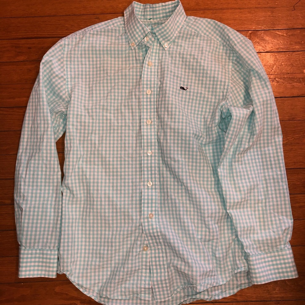 Vineyard Vines Whale Shirt, Long Sleeve Button Up